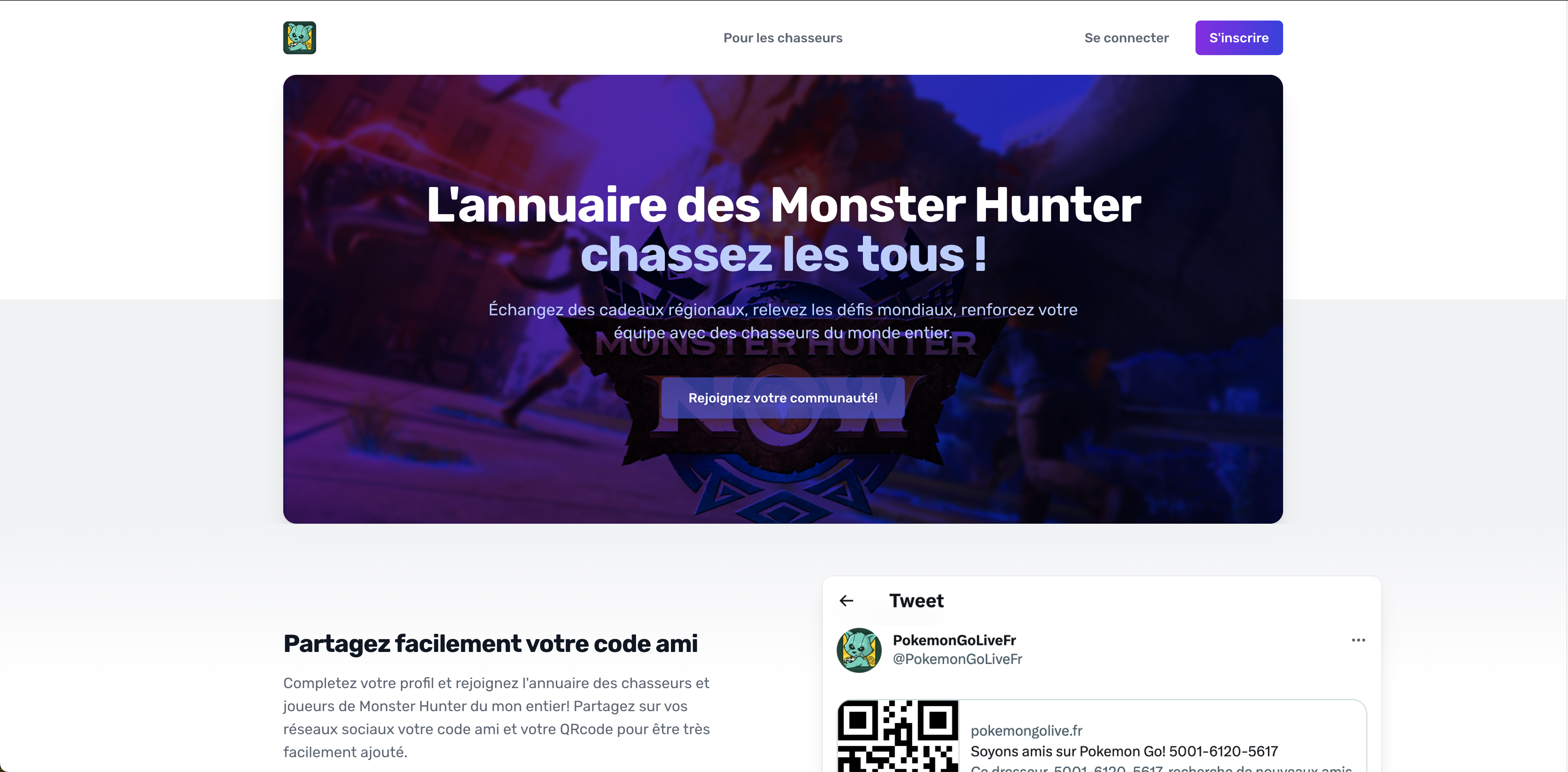 monsterhunternow.blazedcss.com - Annuaire des Monster Hunter